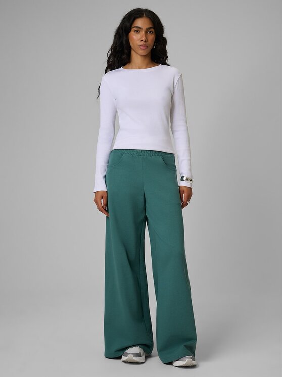4F 4F Pantaloni da tuta 4FRSS26TTROF2011-46S Verde Loose Fit