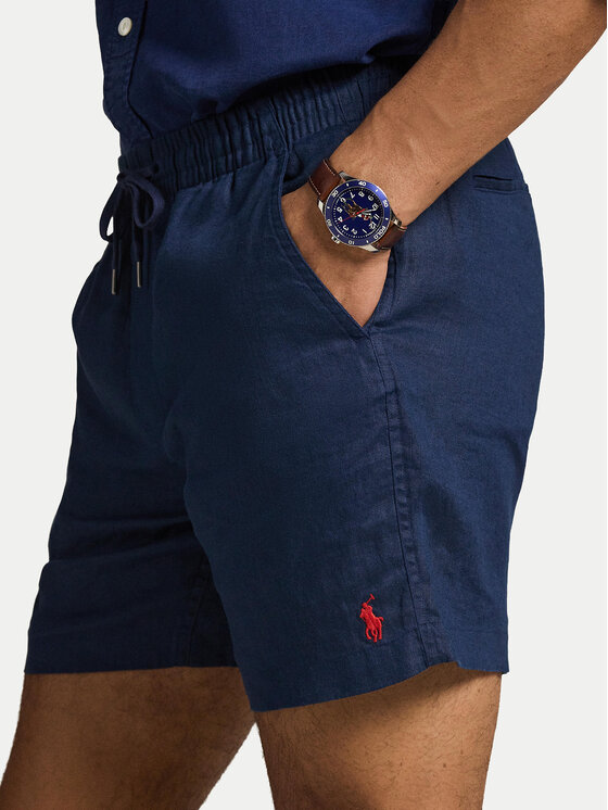 Polo Ralph Lauren Polo Ralph Lauren Szövet rövidnadrág 710P08205001 Sötétkék Regular Fit