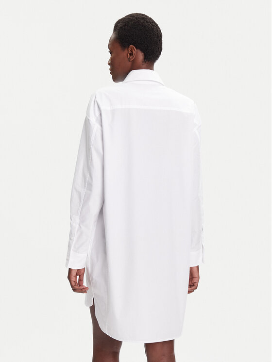 Calvin Klein Jeans Calvin Klein Jeans Krekla kleita LV047C022G Balts Oversize