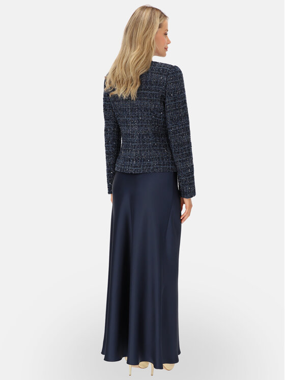 L’AF L’AF Spódnica maxi Kelli Granatowy Regular Fit