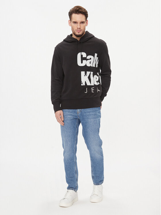 Calvin Klein Jeans Calvin Klein Jeans Μπλούζα J30J324108 Μαύρο Regular Fit