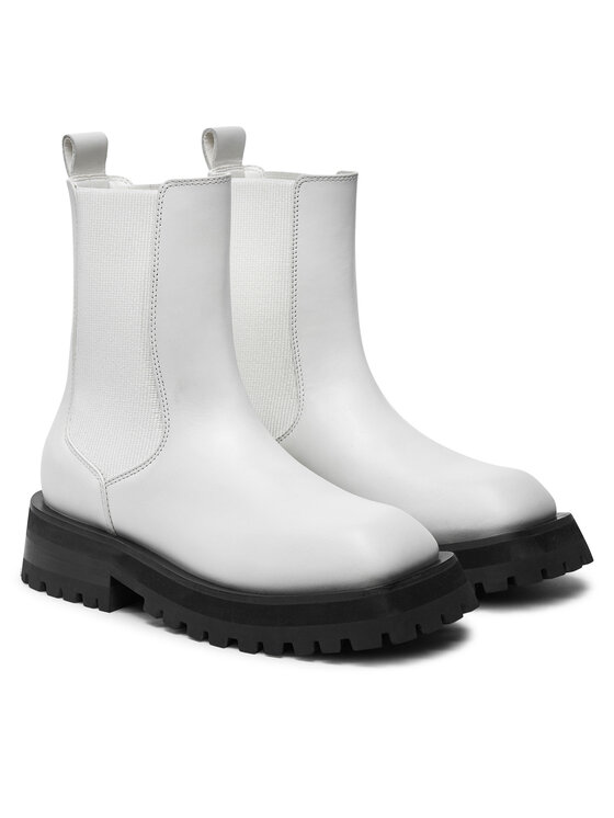 DKNY DKNY Klassische Stiefeletten Rianne Chelsea K3471540 Weiß