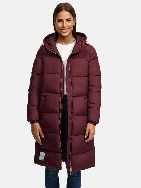Marikoo Marikoo Kurtka zimowa Nomadiaa Bordowy Regular Fit