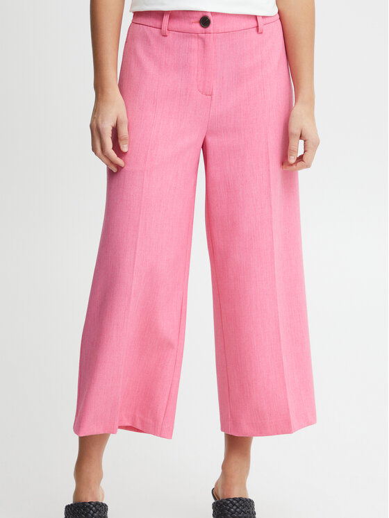 Fransa Fransa Pantaloni di tessuto 20611915 Rosa Regular Fit