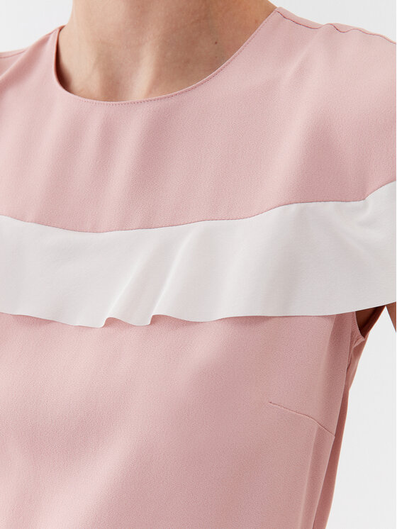 Red Valentino Red Valentino Hétköznapi ruha 2R3VAGS50W7 Rózsaszín Regular Fit