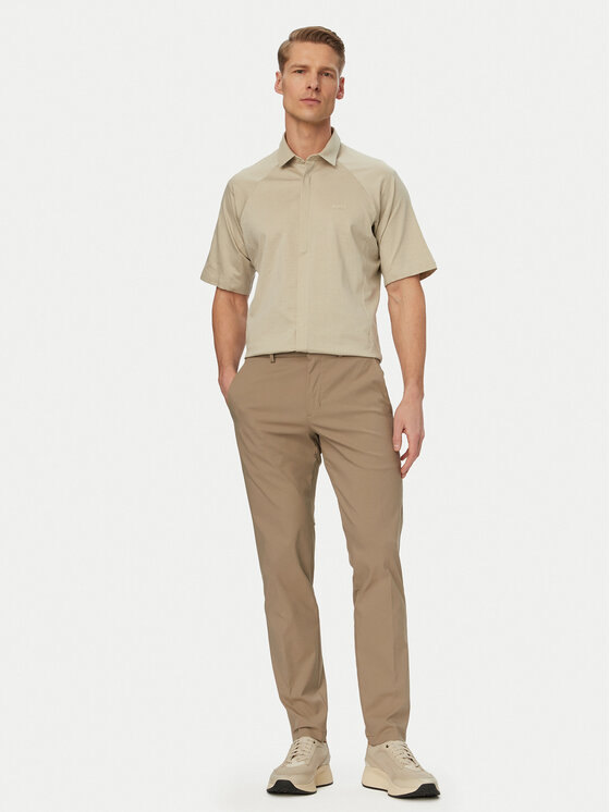 BOSS BOSS Camicia Excurse S 50554450 Beige chiaro Regular Fit