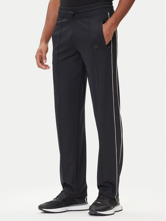 Plein Sport Plein Sport Teplákové kalhoty FAEC MJT2680 STE003N Černá Loose Fit