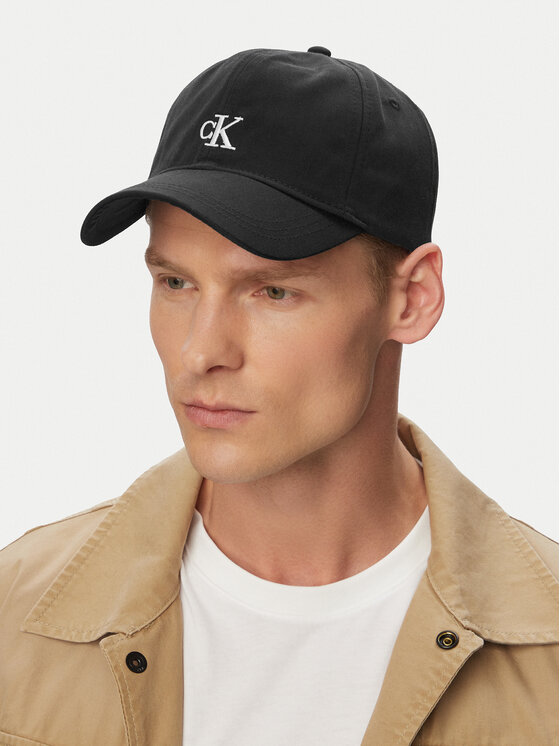 Calvin Klein Jeans Calvin Klein Jeans Kepurė su snapeliu Monogram Baseball Cap IU0IU00150 Juoda