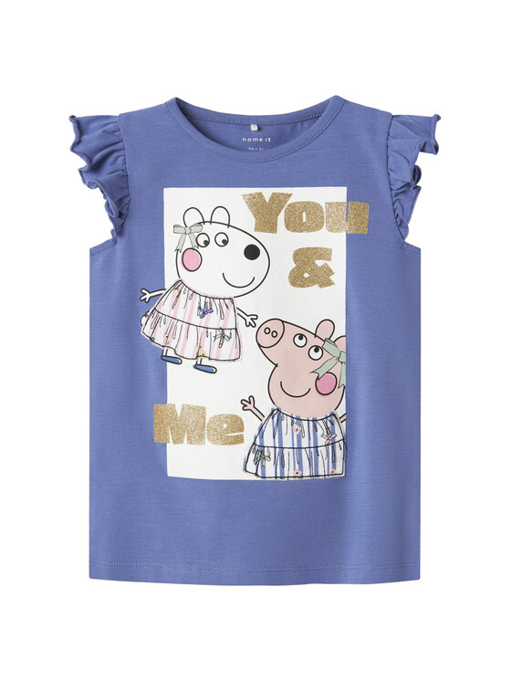NAME IT NAME IT Top Peppa 13242959 Modrá Regular Fit