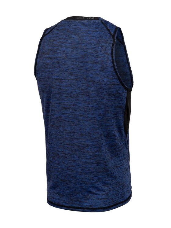 PITBULL PITBULL Koszulka techniczna Tank Top Rashguard Performance Pro plus New Logo L Granatowy Regular Fit