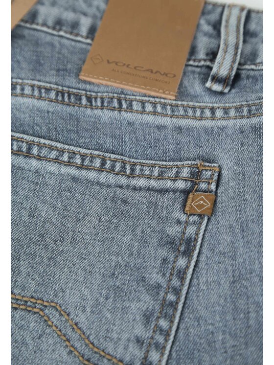 Volcano Volcano Jeansy D-JERRY 62 Niebieski Regular Fit