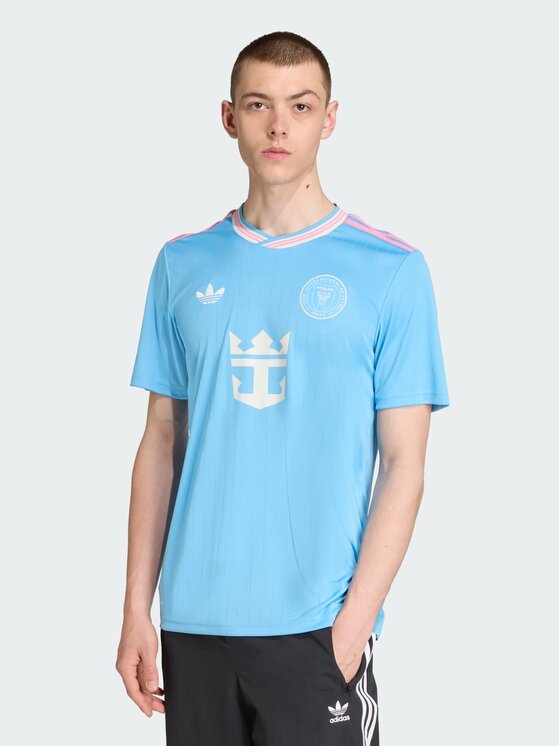 adidas adidas Koszulka techniczna Inter Miami CF 25/26 Third Messi Jersey Błękitny Slim Fit