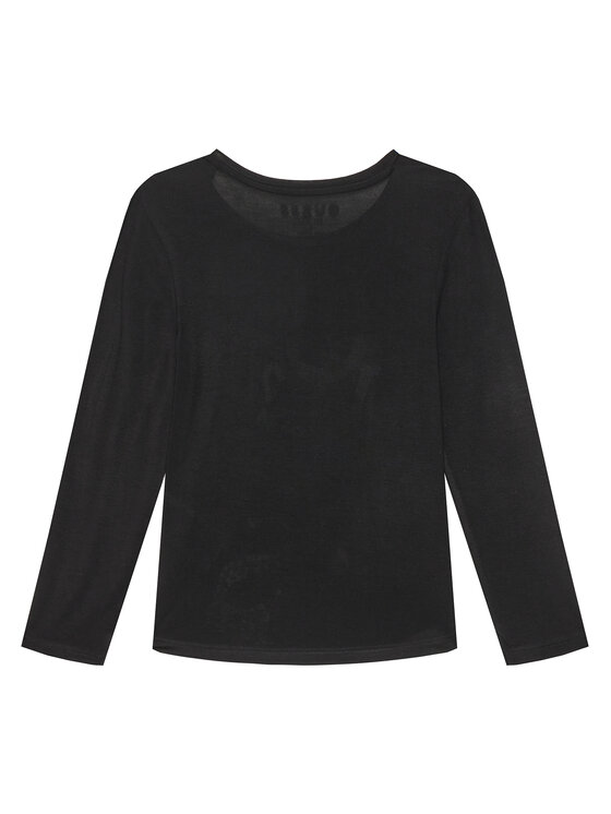 Guess Guess Bluzka J5YI14 KAPO0 Czarny Regular Fit