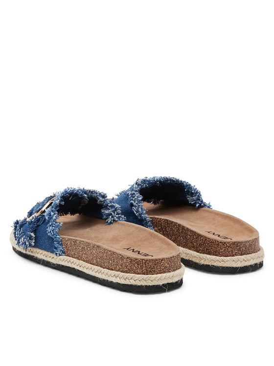 JENNY JENNY Klapki LB-P1629 Granatowy