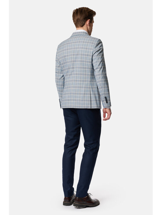 Lancerto Lancerto Marynarka Elwick MA131124000022 Niebieski Regular Fit