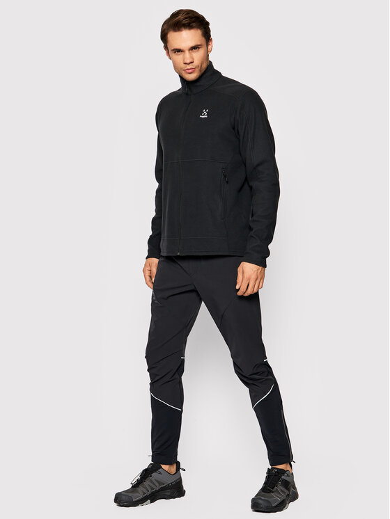 Haglöfs Haglöfs Флісовий реглан Buteo 605073 Чорний Regular Fit