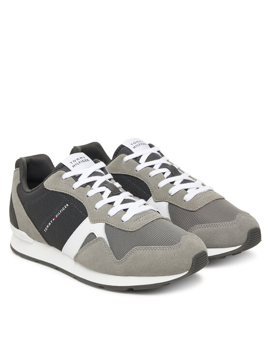 Tommy Hilfiger Tommy Hilfiger Tenisice Runner Icon Mix FM0FM05679 Siva