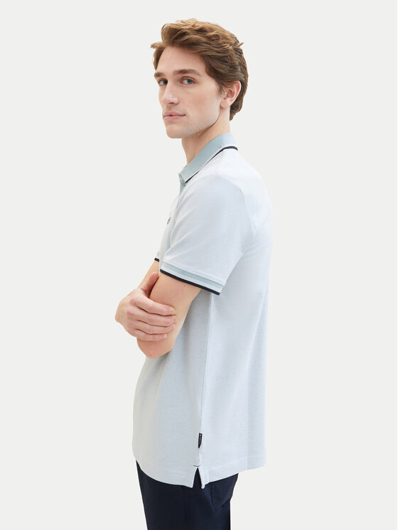 Tom Tailor Tom Tailor Polo 1040822 Błękitny Regular Fit