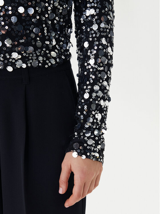 ONLY ONLY Блузка Catina 15358382 Чорний Slim Fit