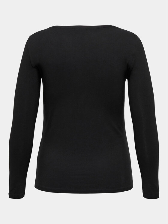ONLY Carmakoma ONLY Carmakoma Blúz 15168592 Fekete Regular Fit