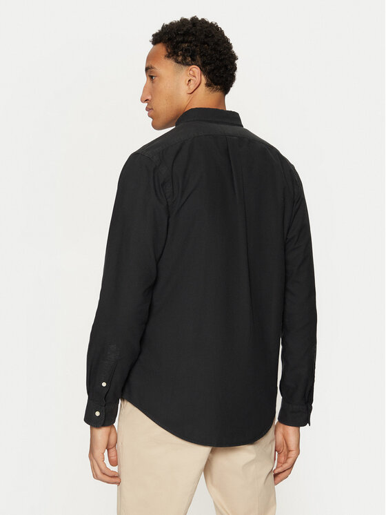 Polo Ralph Lauren Polo Ralph Lauren Риза 710767828001 Черен Slim Fit