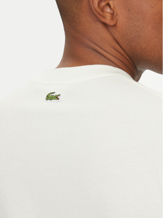 Lacoste Lacoste Тишърт TH0284 Екрю Classic Fit