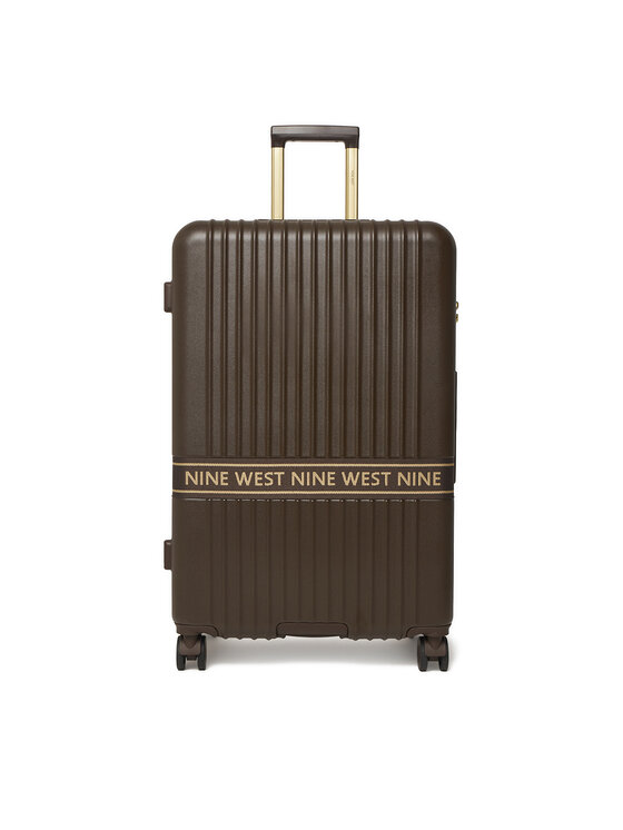 Nine West Nine West Μεγάλη Βαλίτσα CEO-NW-L-001-10 Σκούρο καφέ
