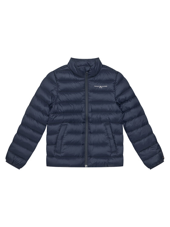 Tommy Hilfiger Tommy Hilfiger Пуховик Essential KS0KS00652 Cиній Regular Fit