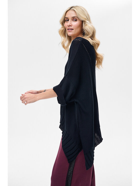 blue shadow blue shadow Sweter Gustti Czarny Regular Fit
