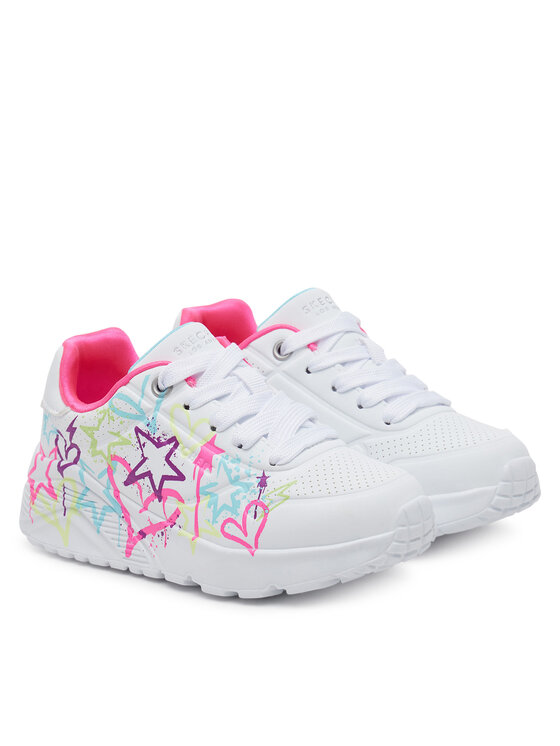 Skechers Skechers Sneakersy Uno Lite - My Drip 310391L/WMN Biały