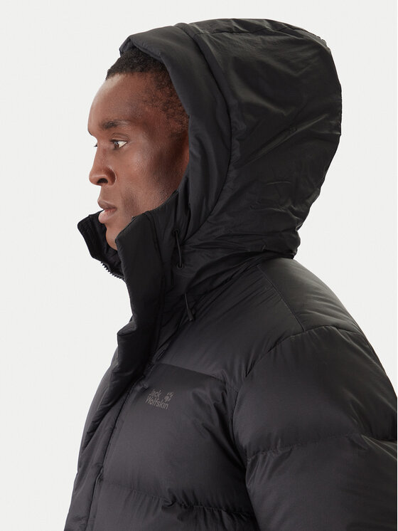 Jack Wolfskin Jack Wolfskin Geacă din puf Icy Hill A65049 Negru Relaxed Fit