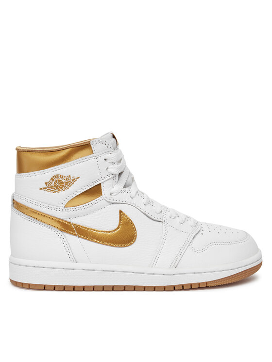 Nike Snīkeri Air Jordan 1 Retro Hi Og FD2596 107 Balts