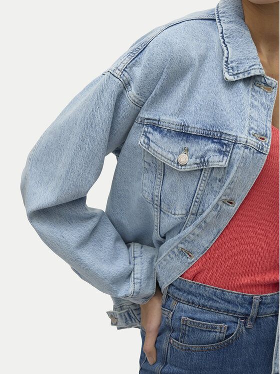 Vero Moda Vero Moda Traper jakna Tessa 10329868 Plava Relaxed Fit