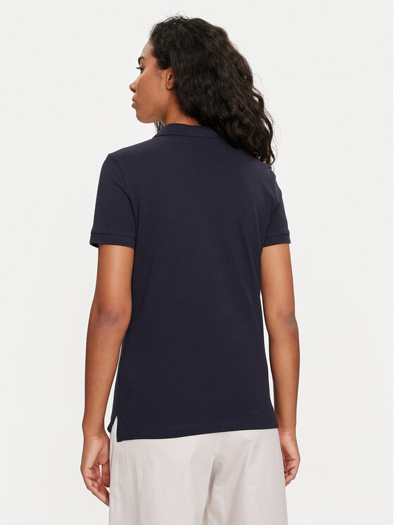 Gant Gant Polo Shield 4200870 Granatowy Slim Fit