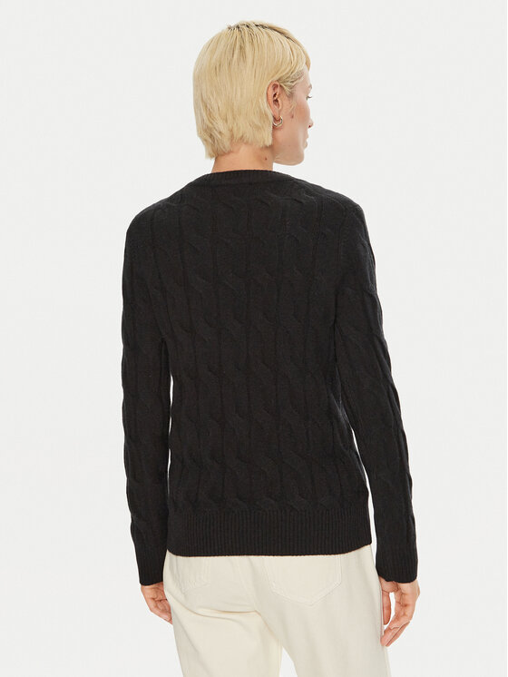 Tommy Hilfiger Tommy Hilfiger Πουλόβερ WW0WW43586 Μαύρο Regular Fit