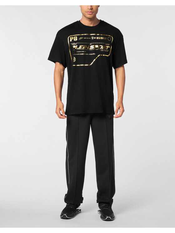 Plein Sport Plein Sport T-särk 24053 Must Regular Fit