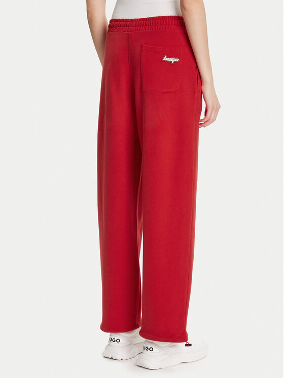 HUGO HUGO Spodnie dresowe Norata_B 50542564 Czerwony Baggy Fit