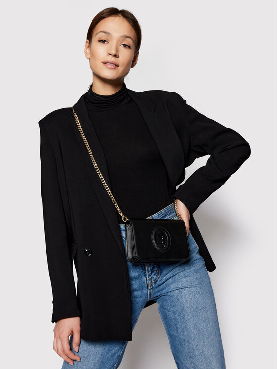 Trussardi Trussardi Handtasche Clutch 1 Gusset 75B01076 Schwarz