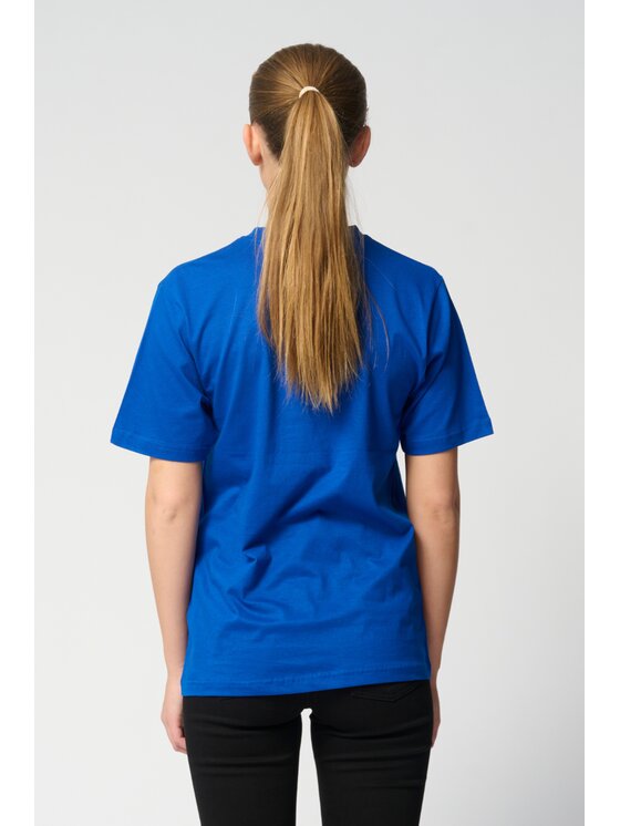 TeeShoppen TeeShoppen T-Shirt 'Oversized Collection' Niebieski Oversize