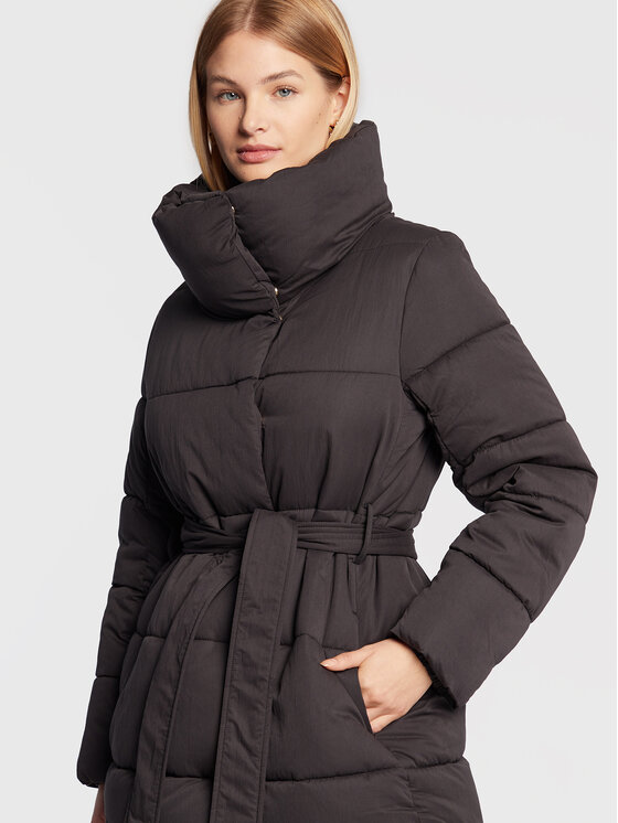 Sisley Sisley Μπουφάν χειμωνιάτικο 26H9LN01S Μαύρο Oversize