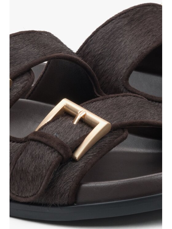 Estro Estro Παντόφλες ER00117197 Μαύρο