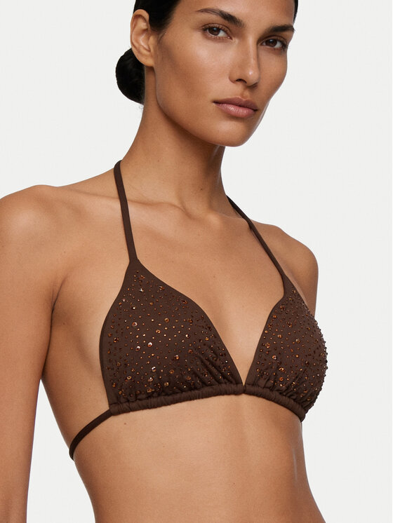 Guess Guess Bikini partea de sus E6GJ34 MC040 Maro