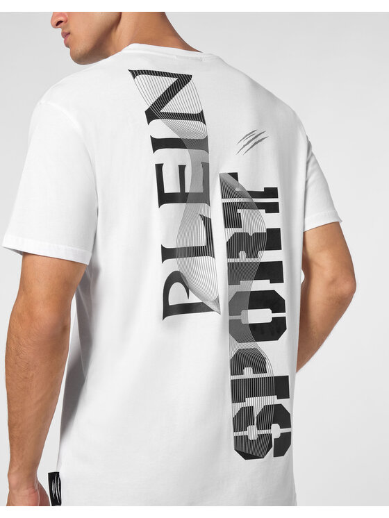 Plein Sport Plein Sport T-Shirt 10217 Biały Regular Fit