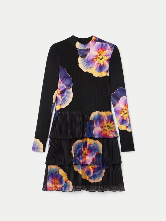 Desigual Desigual Hétköznapi ruha Pansee Lacroix 24WWVK34 Fekete Regular Fit