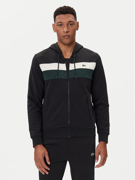 Lacoste Lacoste Pulóver SH5913 Fekete Regular Fit