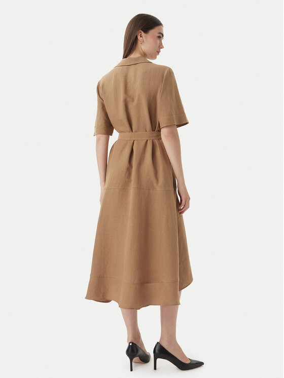 Marella Marella Marškinių tipo suknelė Emme by Marella Detto 2615221082 Ruda Regular Fit