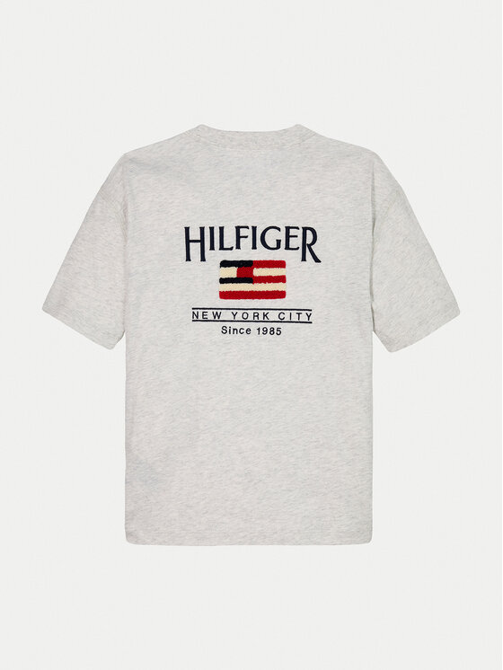 Tommy Hilfiger Tommy Hilfiger T-Shirt KB0KB09531 S Szary Regular Fit