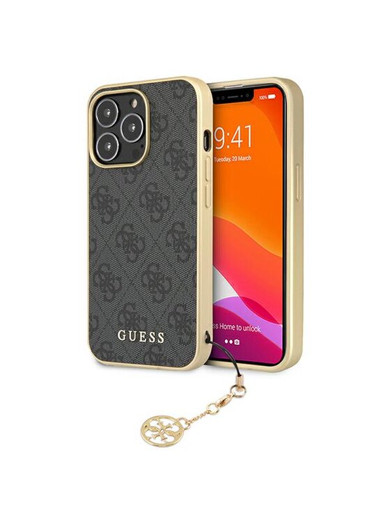 Etui na telefon Guess, Szare, iPhone 13 Pro Max