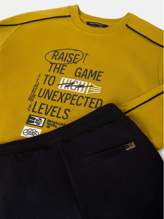 Mayoral Mayoral Dres 7844 Żółty Regular Fit