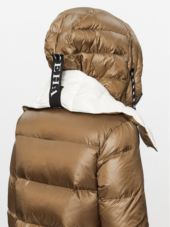 Deha Deha Pernata jakna D93582 Smeđa Regular Fit